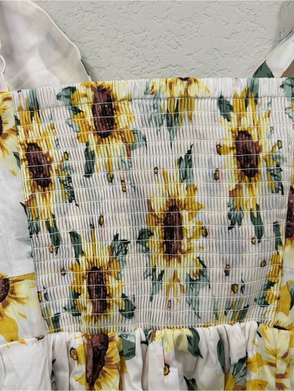 Torrid Sunflower Mini Poplin Tie Front Skater Dress Sz 3X = 22-24 NWT Plus Size - Picture 8 of 16